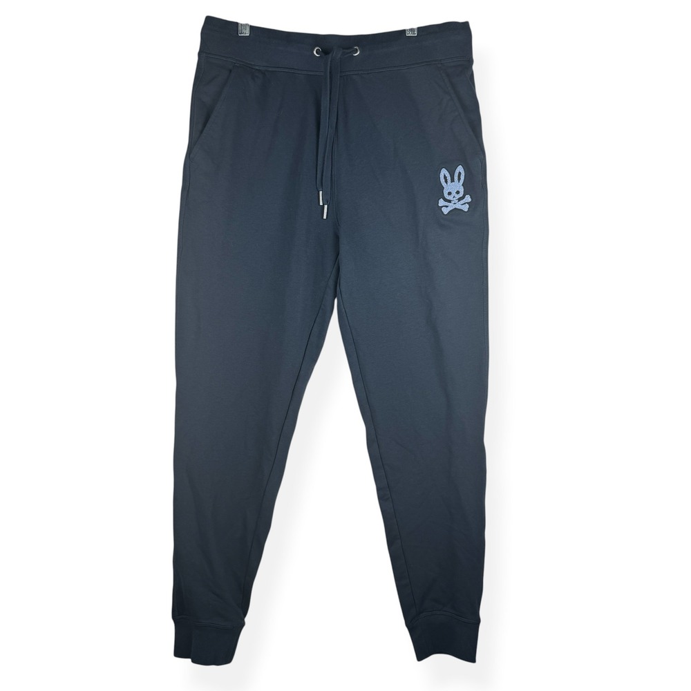 Psycho Bunny Sweatpants Joggers Size Medium Streetwear Athleisure Preppy‎ Navy